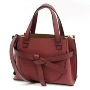 Loewe Gate Top Handle Handbag Bordeaux Purple